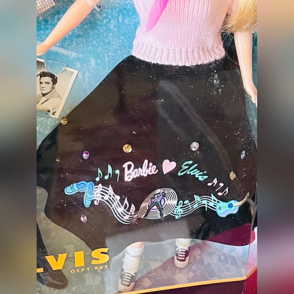 Barbie Loves Elvis Gift Set Collector Edition Dolls 1996 Mattel #17450 NRFB - Picture 5 of 9